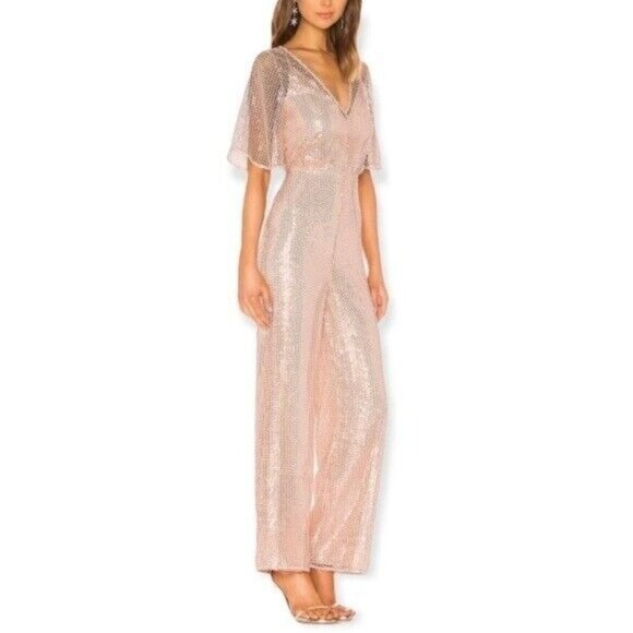 REVOLVE NBD x Naven Camilla Jumpsuit In Peach Blush Size S - Picture 2 of 8